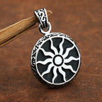 Apollo Sun God Stainless Steel Pendant Necklace
