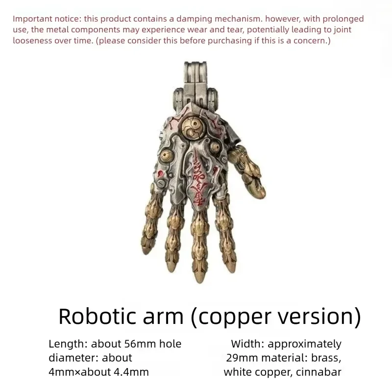Gothic Mechanical Hand Pendant Necklace