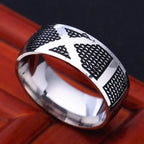 Vintage 316L Stainless Steel Ring for Men And Women Never Fade Power Lucky Mantra Ring