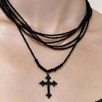 Punk Thorn Heart Pendant Necklace