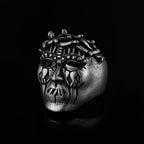 Men's Calvarium Skull Ring Gothic 316L Stainless Steel Biker Ring Motorcycle Band jewellery Party Gift OSR734