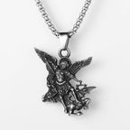 Archangel Michael Pendant — Stainless Steel