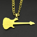 Guitar Steel Pendant Electric Heavy Metal Musical