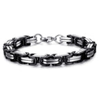 Motorcycle Steel Bracelet 8MM Biker Tough
