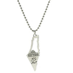 Palestine Map Pendant Necklace — Stainless Steel