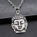 Vintage Chief Pharaoh Necklace On The Neck 43Cm Chain Girl Jewellery Beach Art Supplies