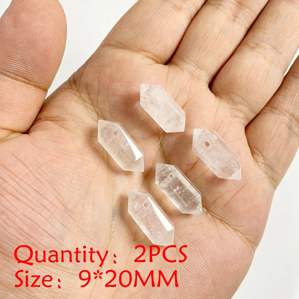 Crystal Quartz Iced Pendant — DIY Craft Set