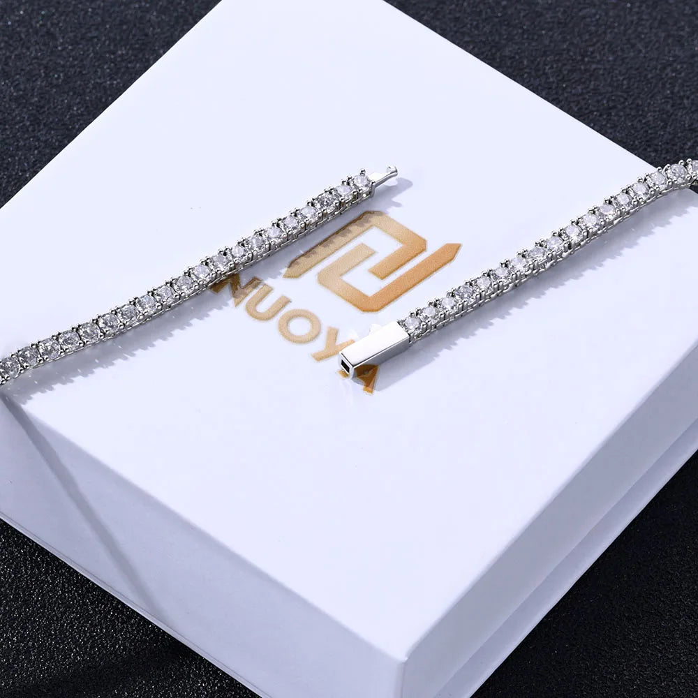Cross Tennis Necklace Iced Out 5A CZ