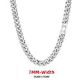 Hip Hop Buckle Cuban Necklace For Man Woman Non Fading Titanium Steel Clavicle Chain Streetwear New Couple Grunge Jewelry Gift