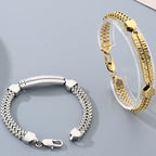 Classic 8MM Men's Keel Link Chain Bracelet for Man Solid 316l Stainless Steel Men's Bracelets Boys Jewelry Accessory