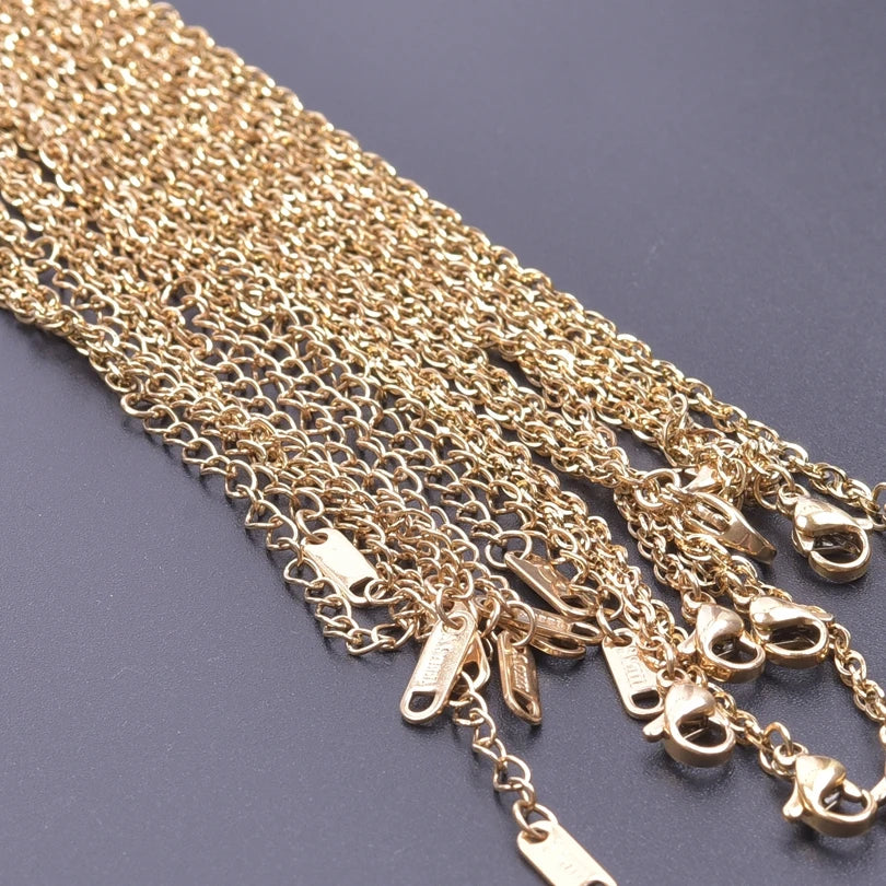Stainless Steel Chain Necklace — 2.5mm