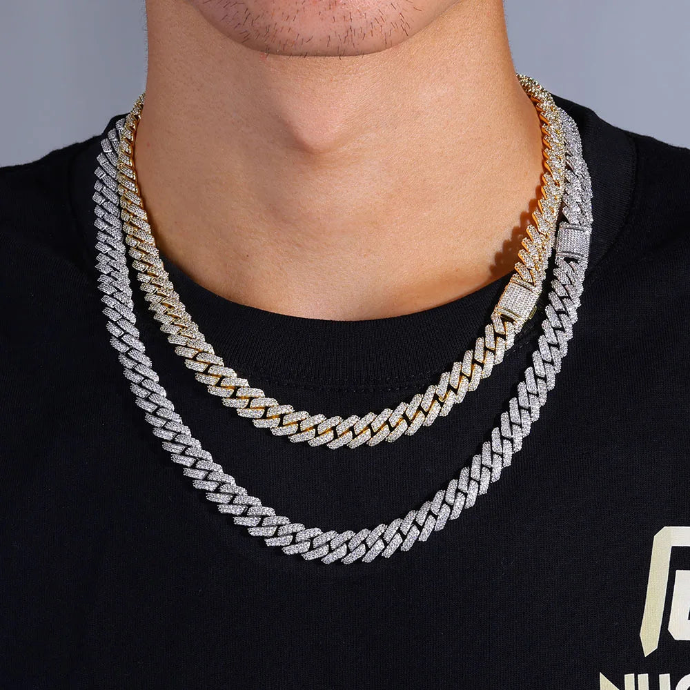 Iced Out Cuban Chain Stainless Steel 10MM