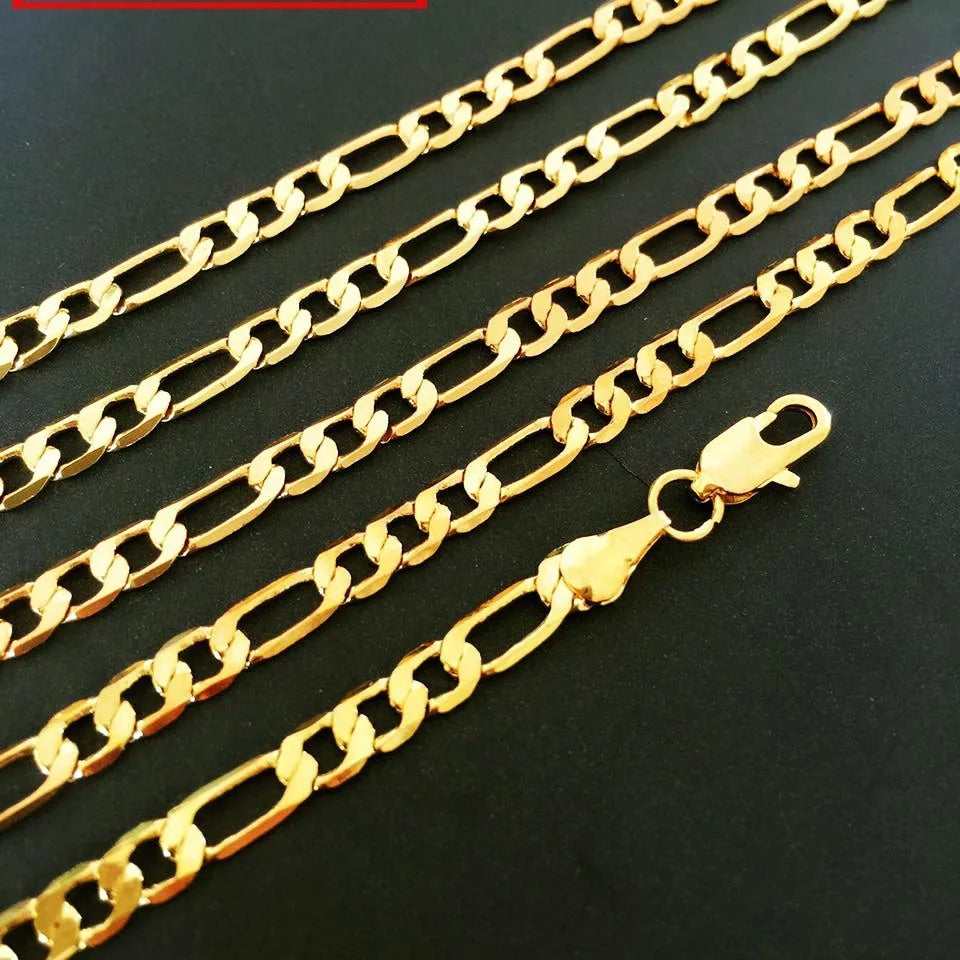 Luxury 3:1 Thickness 8mm Men's Hip Hop Cuban Chain Figaro Chain