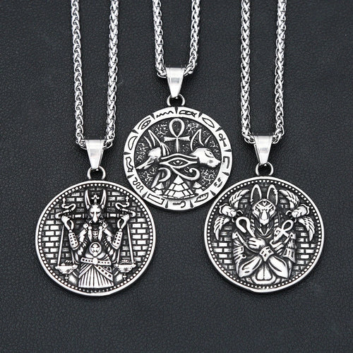 Anubis Pendant Necklace — 316L Stainless Steel