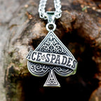 Poker Stainless Steel Pendant Necklace