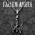 Fallen Angel Pendant Necklace — Stainless Steel