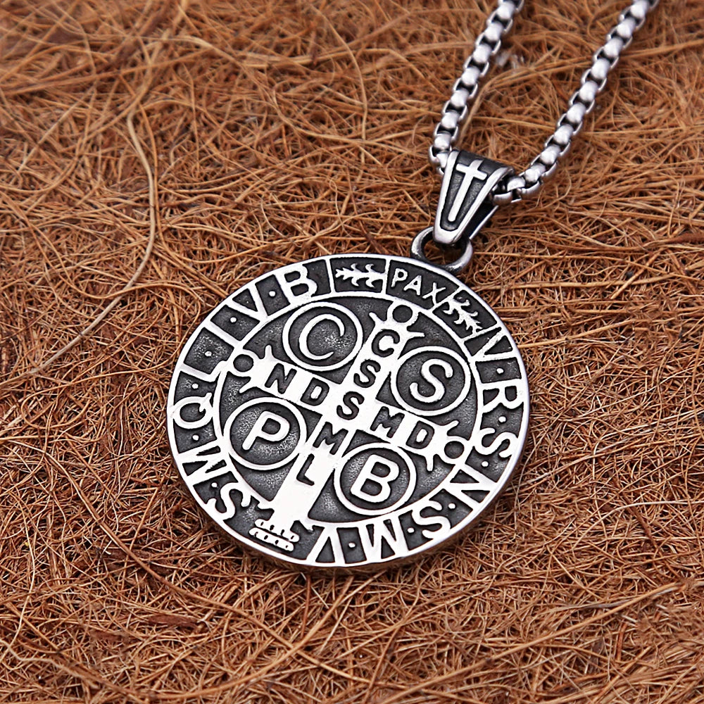 San Benito Exorcist Pendant — Stainless