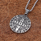 San Benito Exorcist Pendant — Stainless
