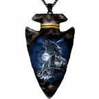 Gothic Crow Black Chain Pendant Necklace Hip Hop Necklace for Men Stainless Steel Jewelry Accessories Men Halloween Party Gifts