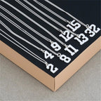 custom Any number Necklaces Hip Hop Basketball Number Legend 23 Necklaces Jewelry For Men Stainless Steel Gold Chain