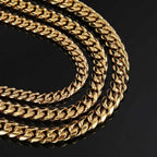 Black Cuban Chain Stainless Steel 8/10/12/14MM