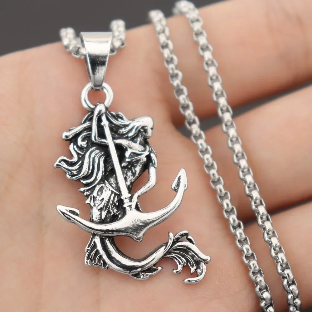 Mermaid Pendant Necklace
