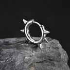 Rivet Hoop Earring — Stainless Steel