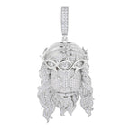 TUHE Unisex High Quality D VVS Moissanite Iced Out Pendants Jesus For Men Hip Hop Jewelry