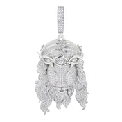Jesus Iced Out Stainless Steel Pendant