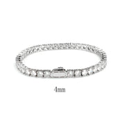 Gold Tennis Chain Full CZ 3/4/5MM