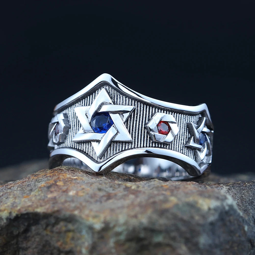 Star of David Ring — 925 Silver