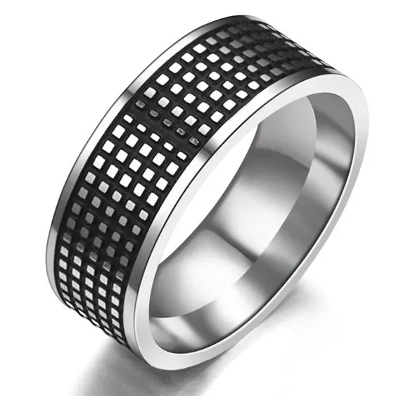 Vintage 316L Stainless Steel Ring for Men And Women Never Fade Power Lucky Mantra Ring