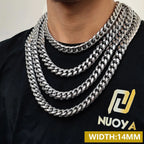 Stainless Steel Cuban Chain Necklace Miami