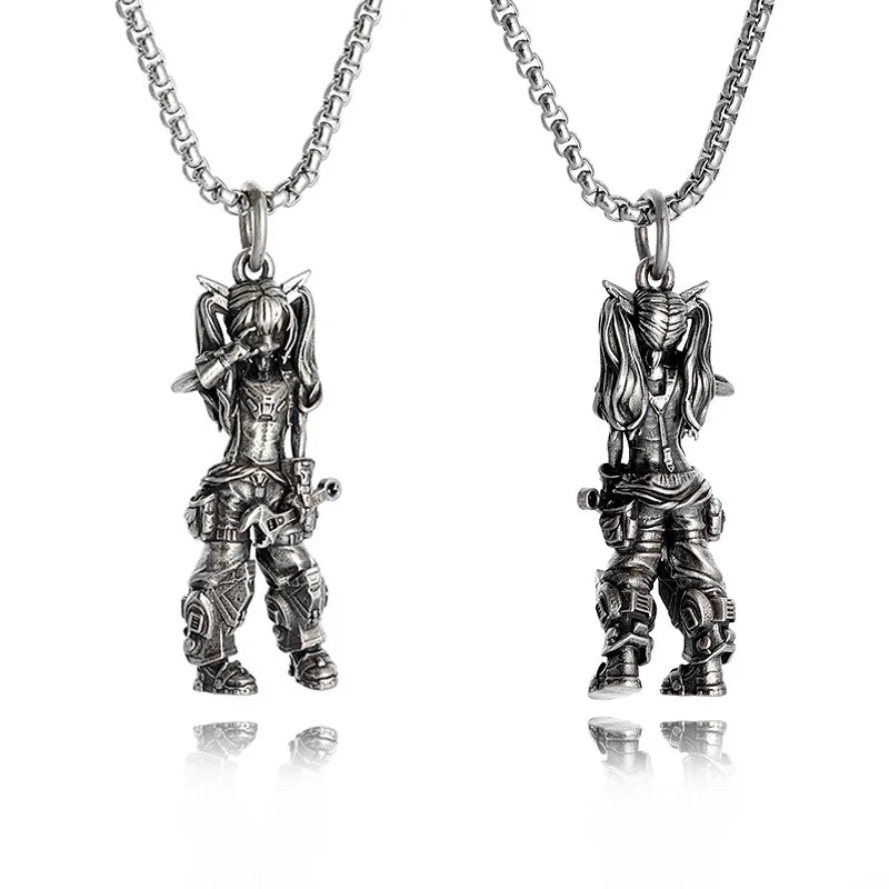 Vintage Cthulhu Mythos Octopus Sea Monster Pendant Necklace for Men Hip Hop Fashion Cool Jewelry Gift
