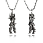 Vintage Cthulhu Mythos Octopus Sea Monster Pendant Necklace for Men Hip Hop Fashion Cool Jewelry Gift