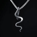 Good Polished Biker 2024 New 316L Stainless Steel Animal Snake Pendant Necklace Punk Rock Jewelry Man Women For Teens