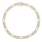 Iced Out Bling Miami Cuban Chain Necklace Gold Silver Color CZ Cubic Zirconia Link Men Women Hip Hop Jewelry