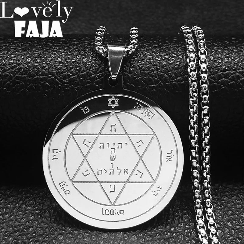 Pentacle of Mars Solomon Pendant — Stainless