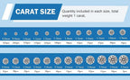 VVS1 Moissanite Loose Stones D Color 0.7-10MM