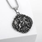 Medieval Knight Pendant Necklace