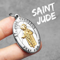 St. Jude Pendant Necklace Stainless Steel