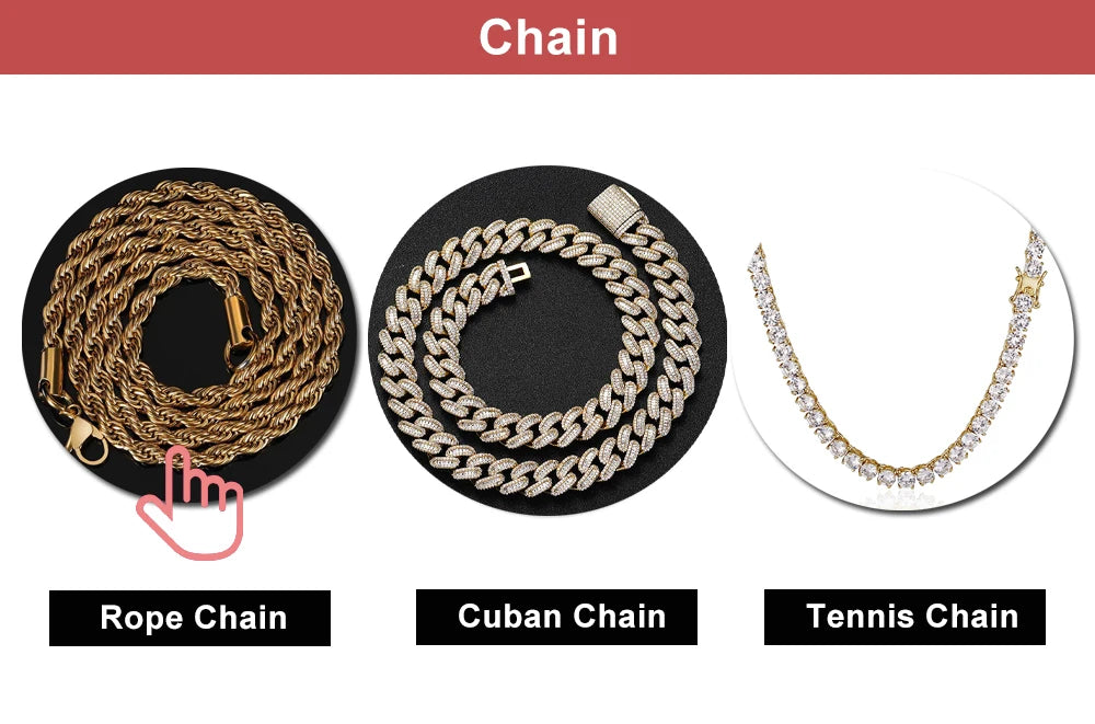 Crown Photo Pendant Necklace Statement