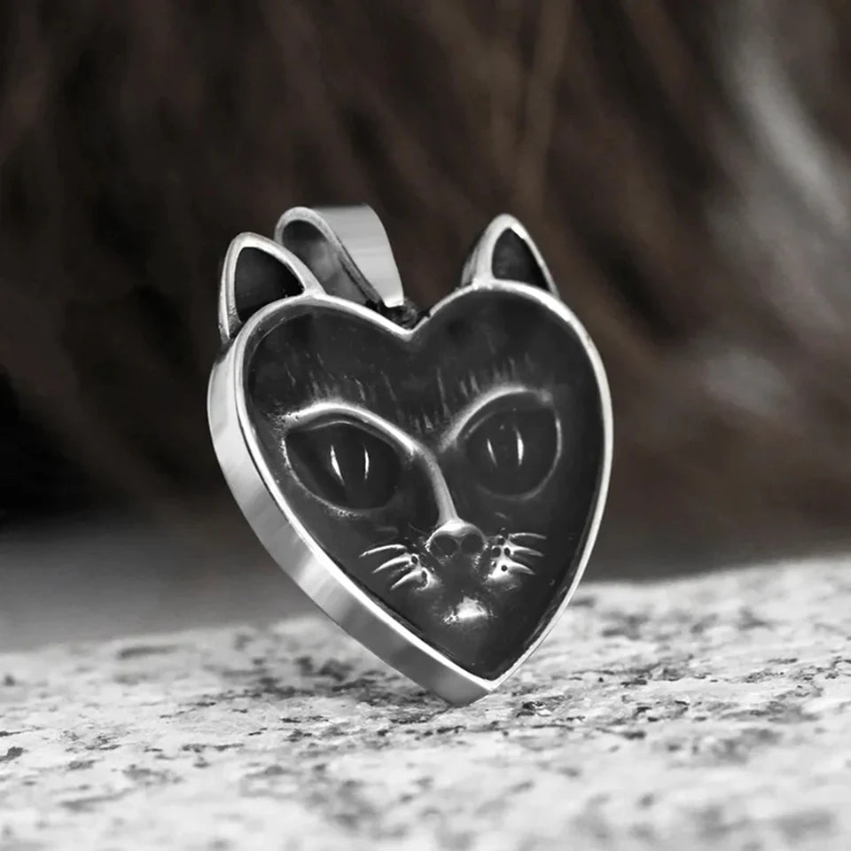 Gothic Satan Goat Stainless Steel Pendant Necklace