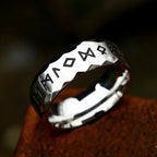 Vintage Viking Stainless Steel Rune Ring Nordic Odin Viking Ring For Men Women Fashion Couple Amulet Jewelry Gift Never Fading