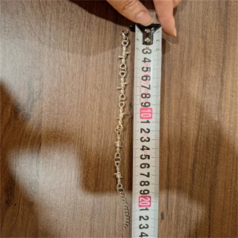 Barbed Wire Punk Bracelet for Men & Women — Stainless Steel