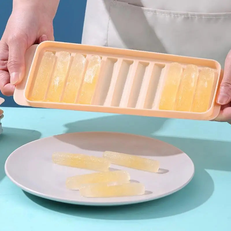 Small Ice Bars Maker With Lid Ice Tray Summer Iced Beverage Making Tools For Wine Juice Fruit Family Chilled Drink