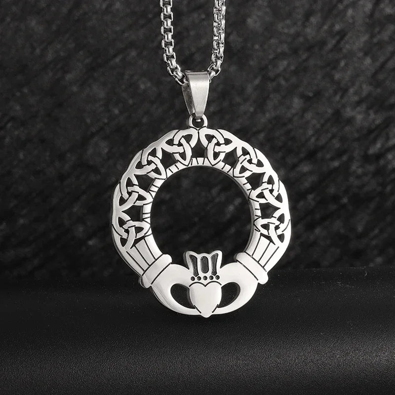 Hebrew Pentagram Star Pendant Necklace — Amulet