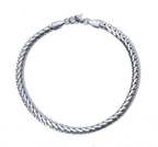 18K Gold Link Chain Bracelet Stainless Steel 4MM