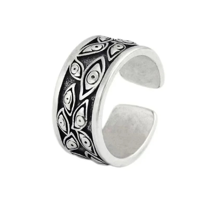 Articulated Snake Ring — Black