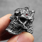Skull Ring Black — Stainless Steel